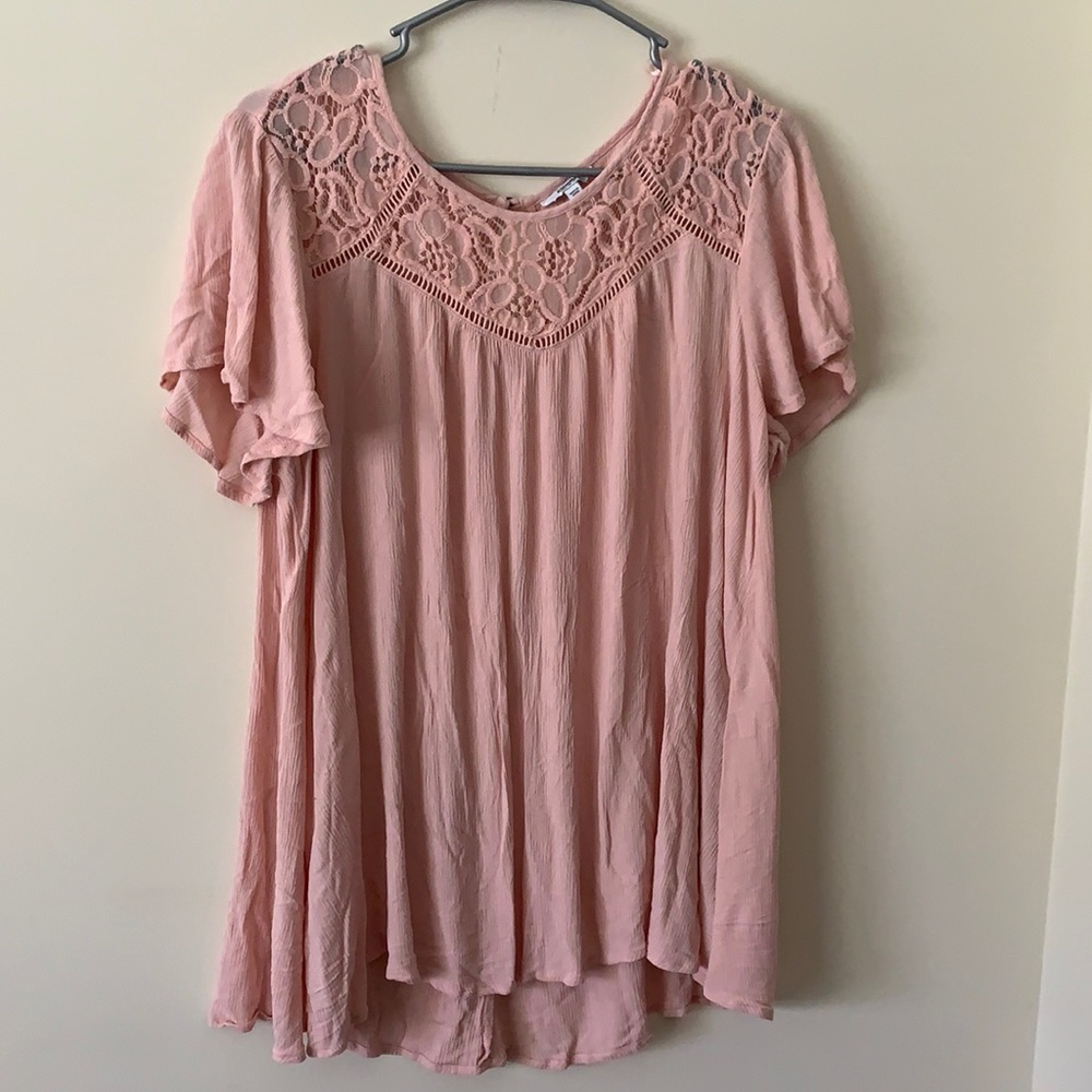 Sonoma Pink Blouse Size 1XL